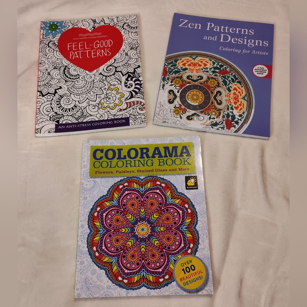 Colorama Coloring Book with Vibrant Designs